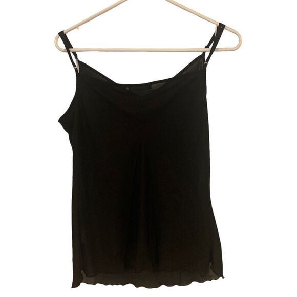 NOTATIONS Large‎ Black Sheer Tank Top - Picture 3 of 3